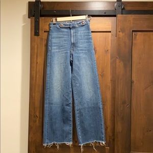 MOTHER denim loop de loop fray!